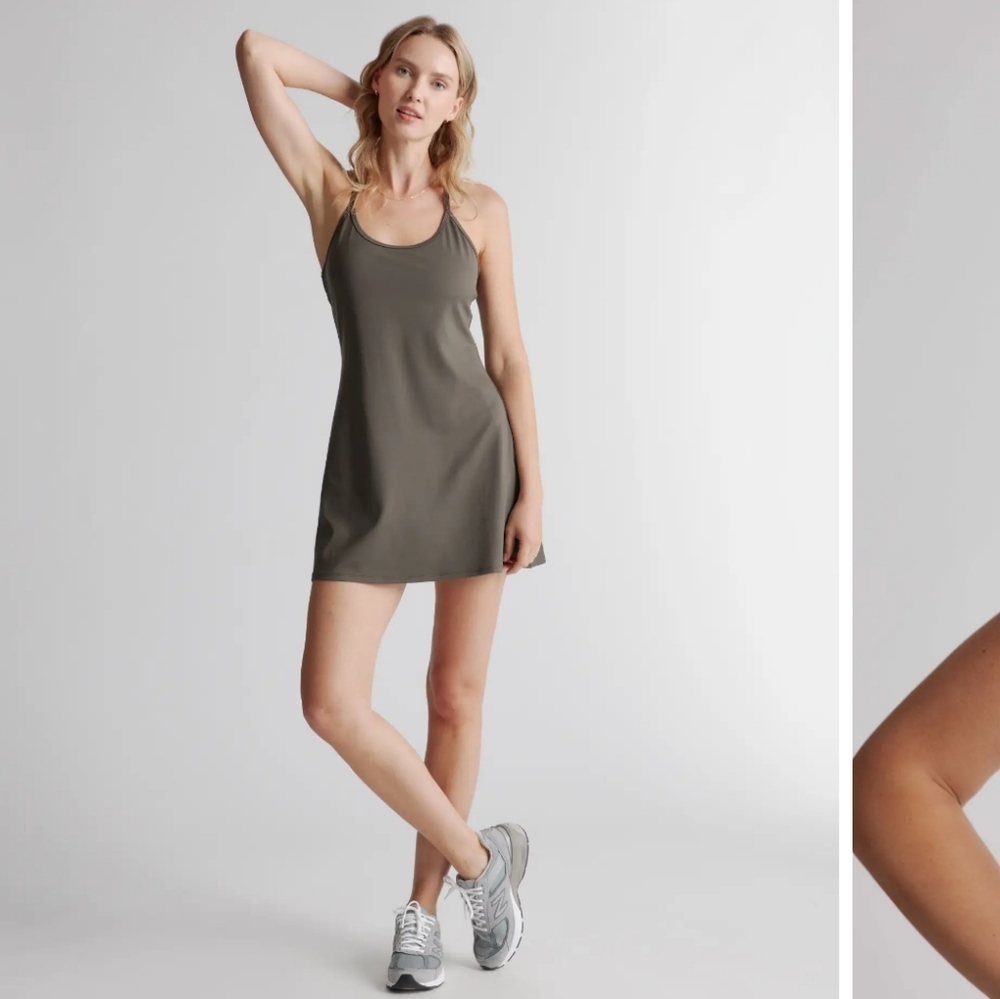 EUC Quince Ultra-Soft Active Dress - Olive
